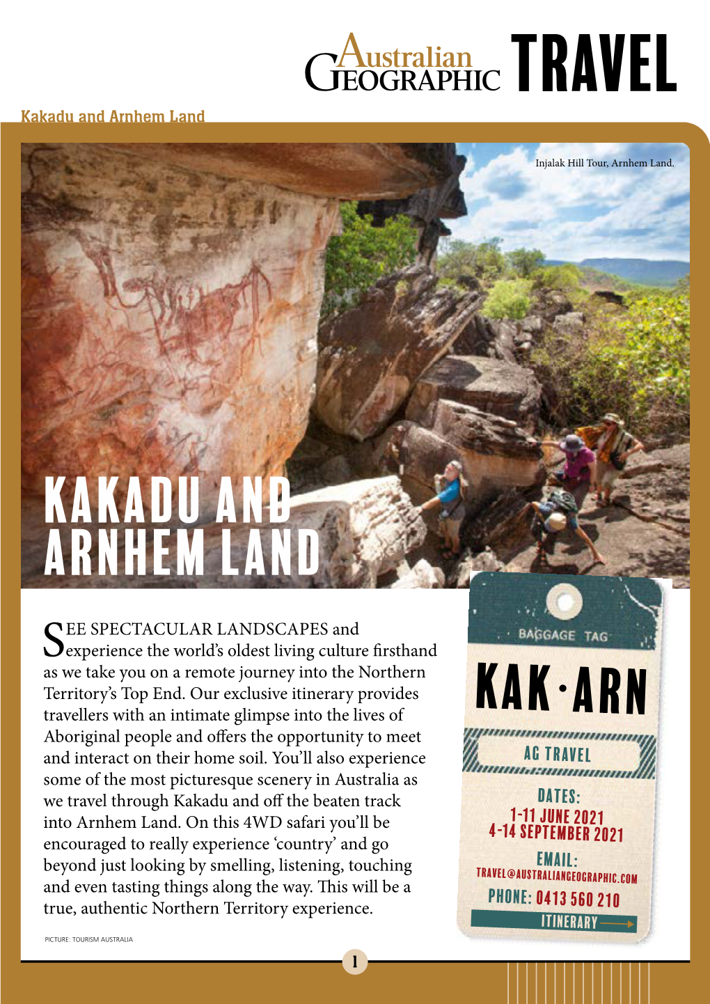 TRAVEL Kakadu and Arnhem Land