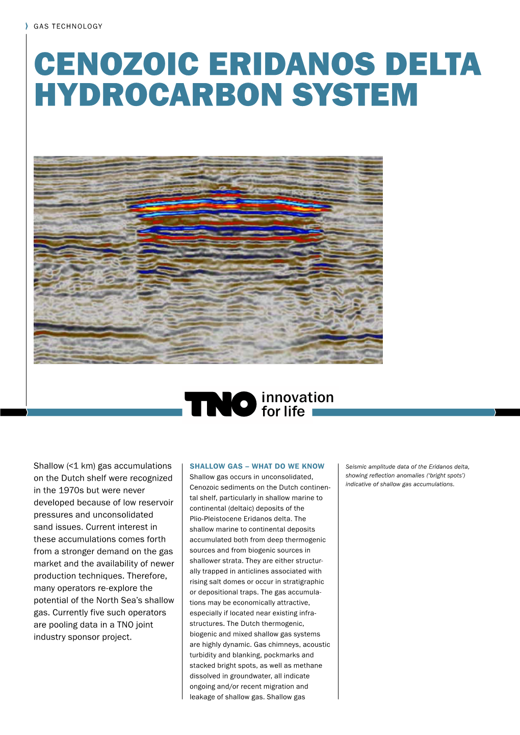 Cenozoic Eridanos Delta Hydrocarbon System