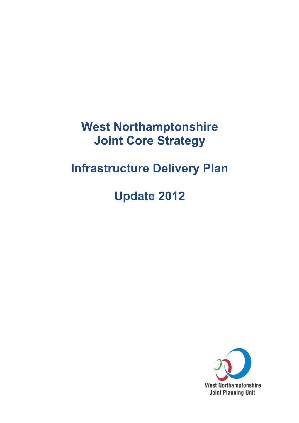 West Northamptonshire Joint Core Strategy