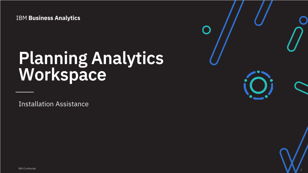 Planning Analytics Workspace Installation Assistance.Pdf