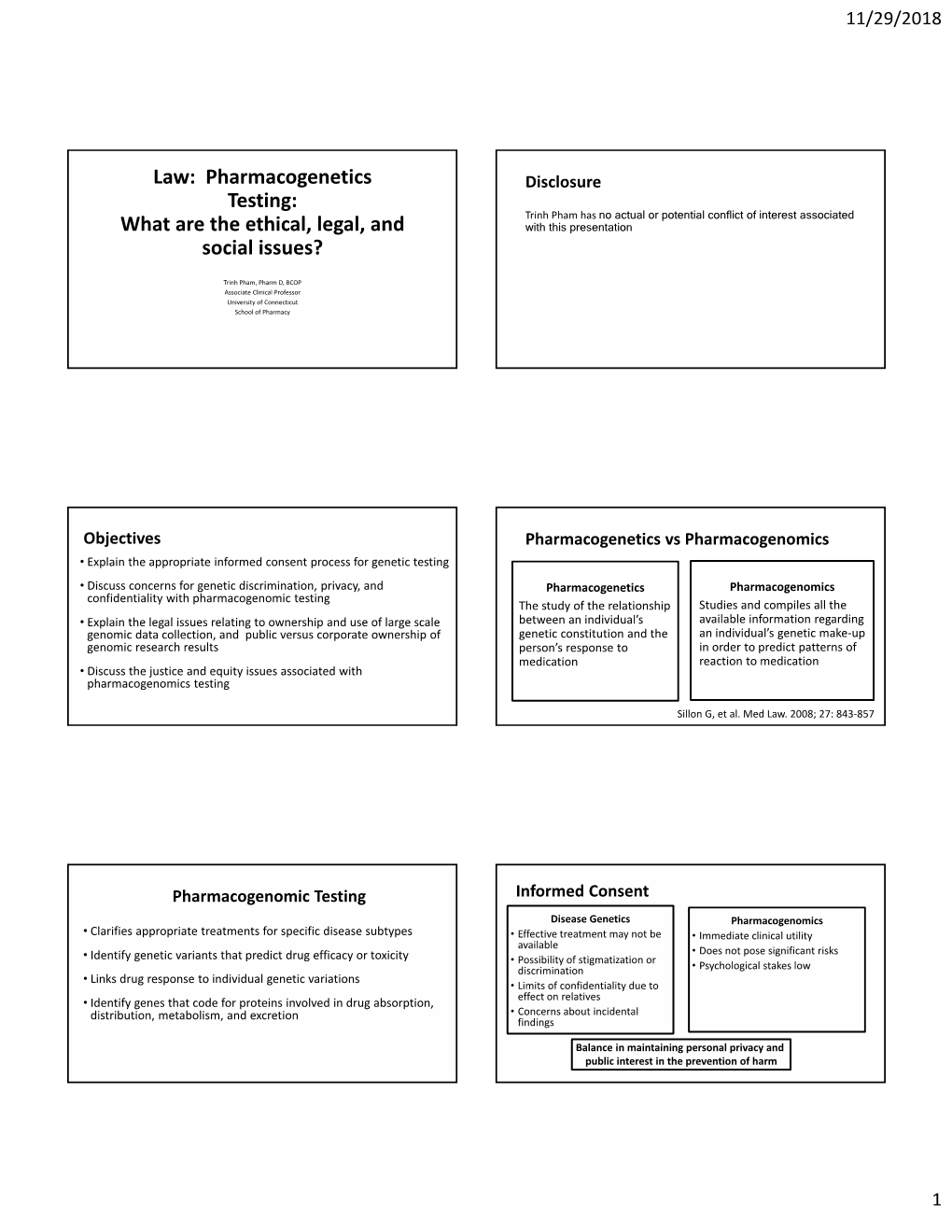 Pharmacogenetics Testing: What Are the Ethical, Legal, and Social Issues?