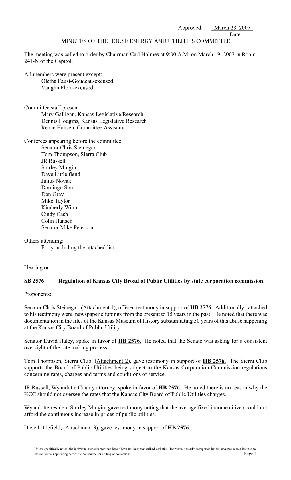 M:\Users\Approved Committee Minutes 2007\House Energy