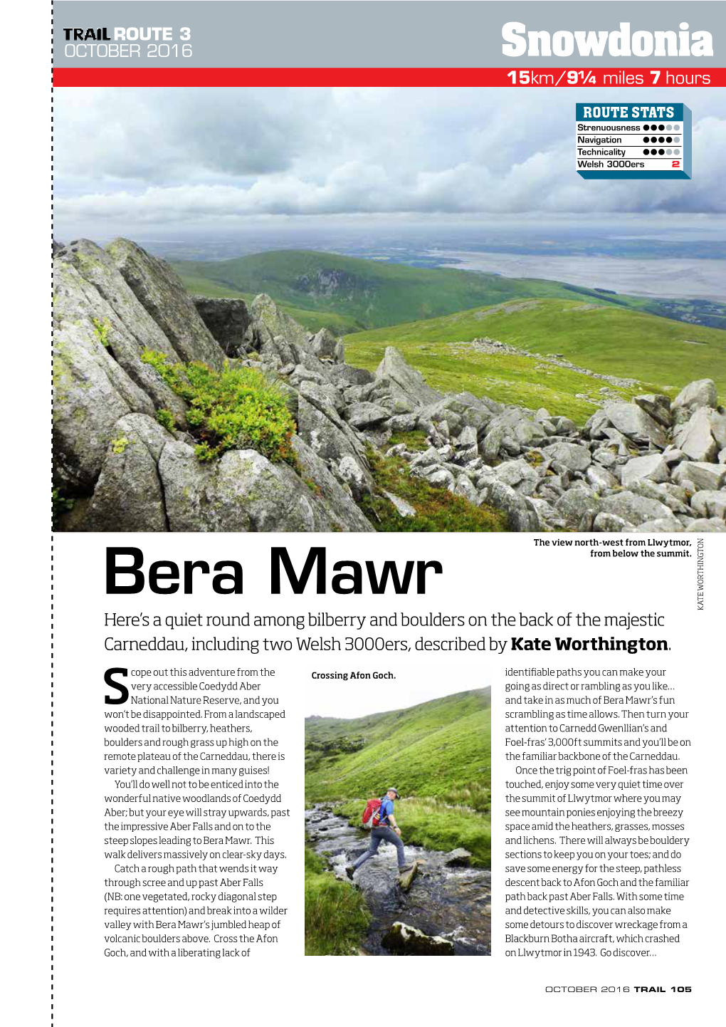 Bera Mawr from Below the Summit