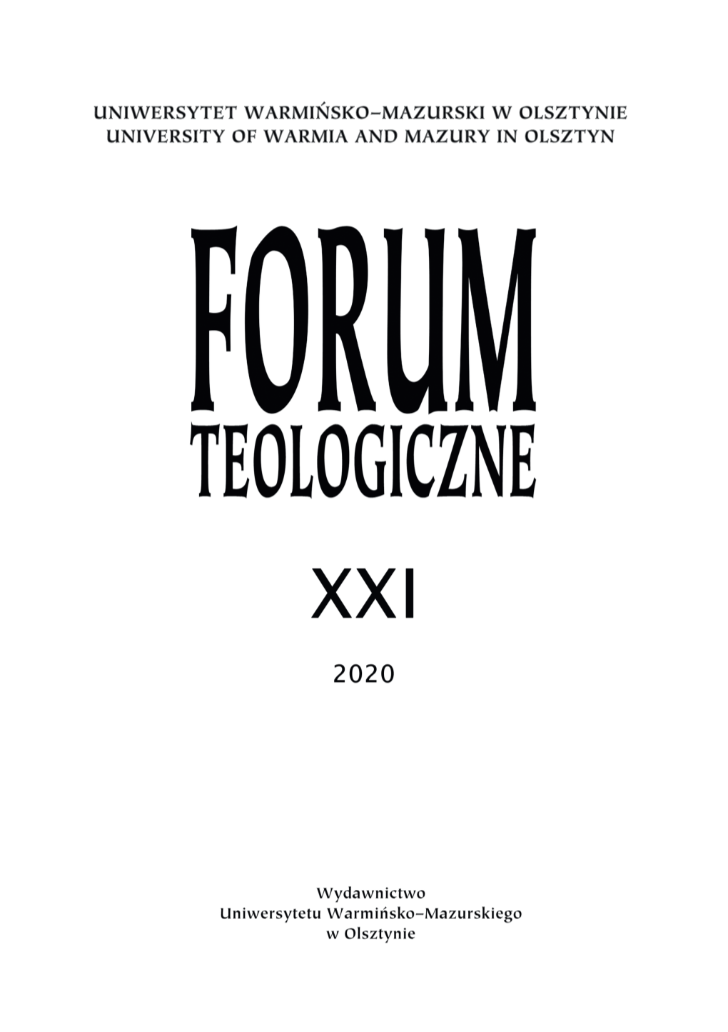 Forum Teologiczne 21