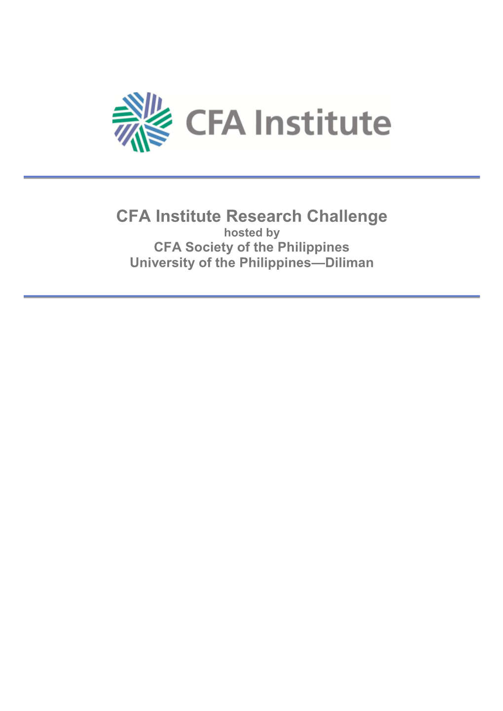 Research Challenge Report Cover Pages