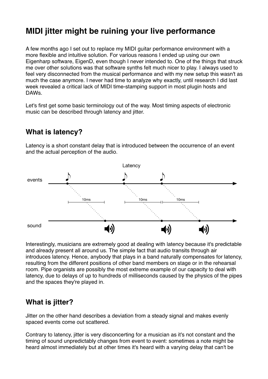 MIDI Buffer Jitter, It's Much More Useful to Look at a Concrete Example