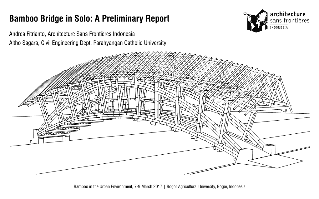 Bamboo Bridge in Solo: a Preliminary Report