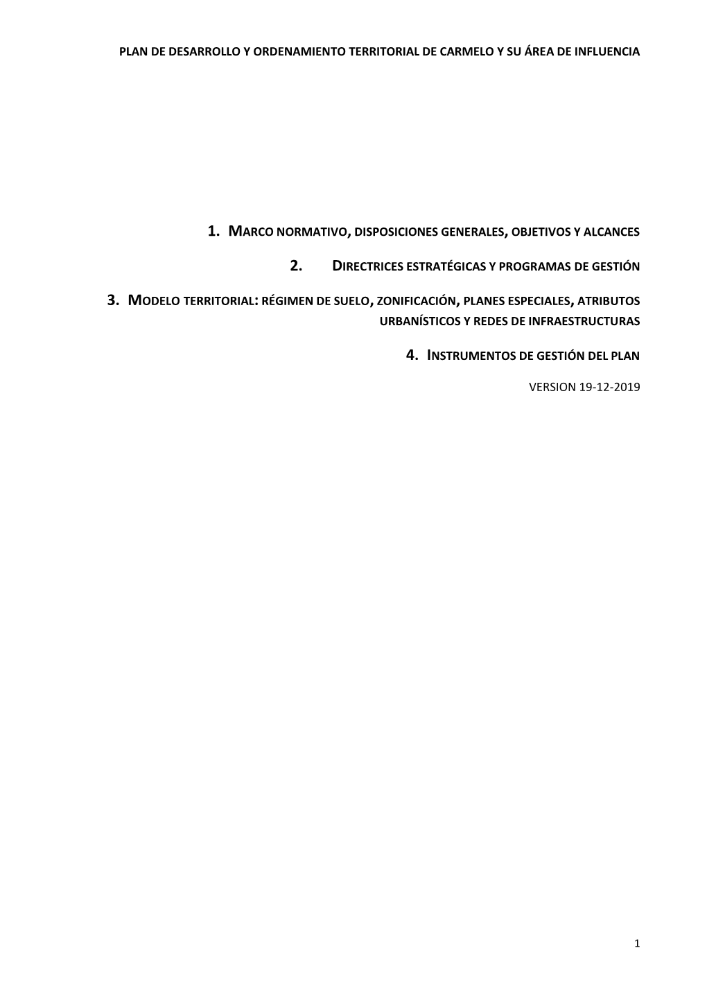 Plan De Desarrollo Y Ordenamiento Territorial De La Microrregion De La Ciudad De Rivera