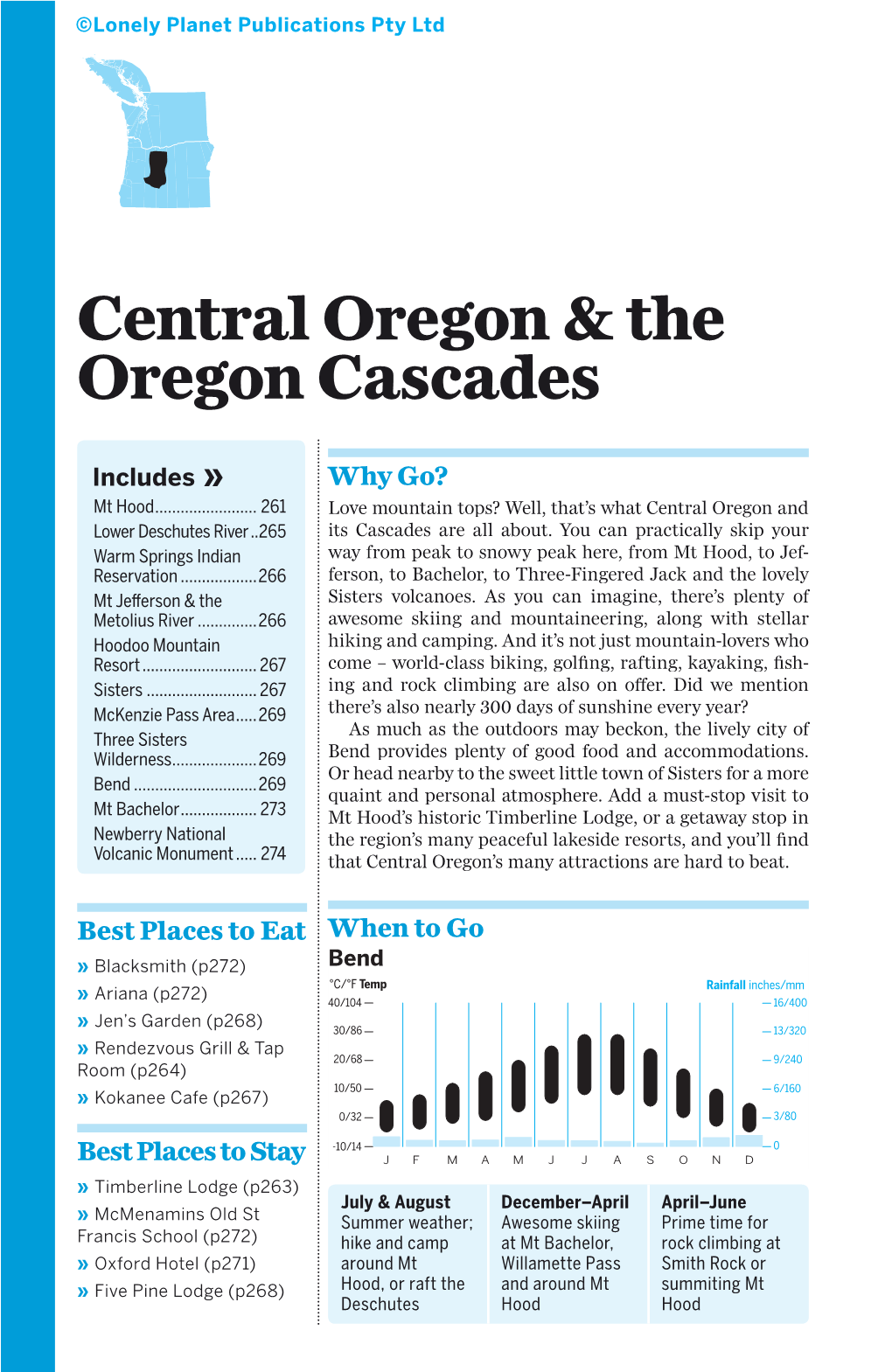 Central Oregon & the Oregon Cascades