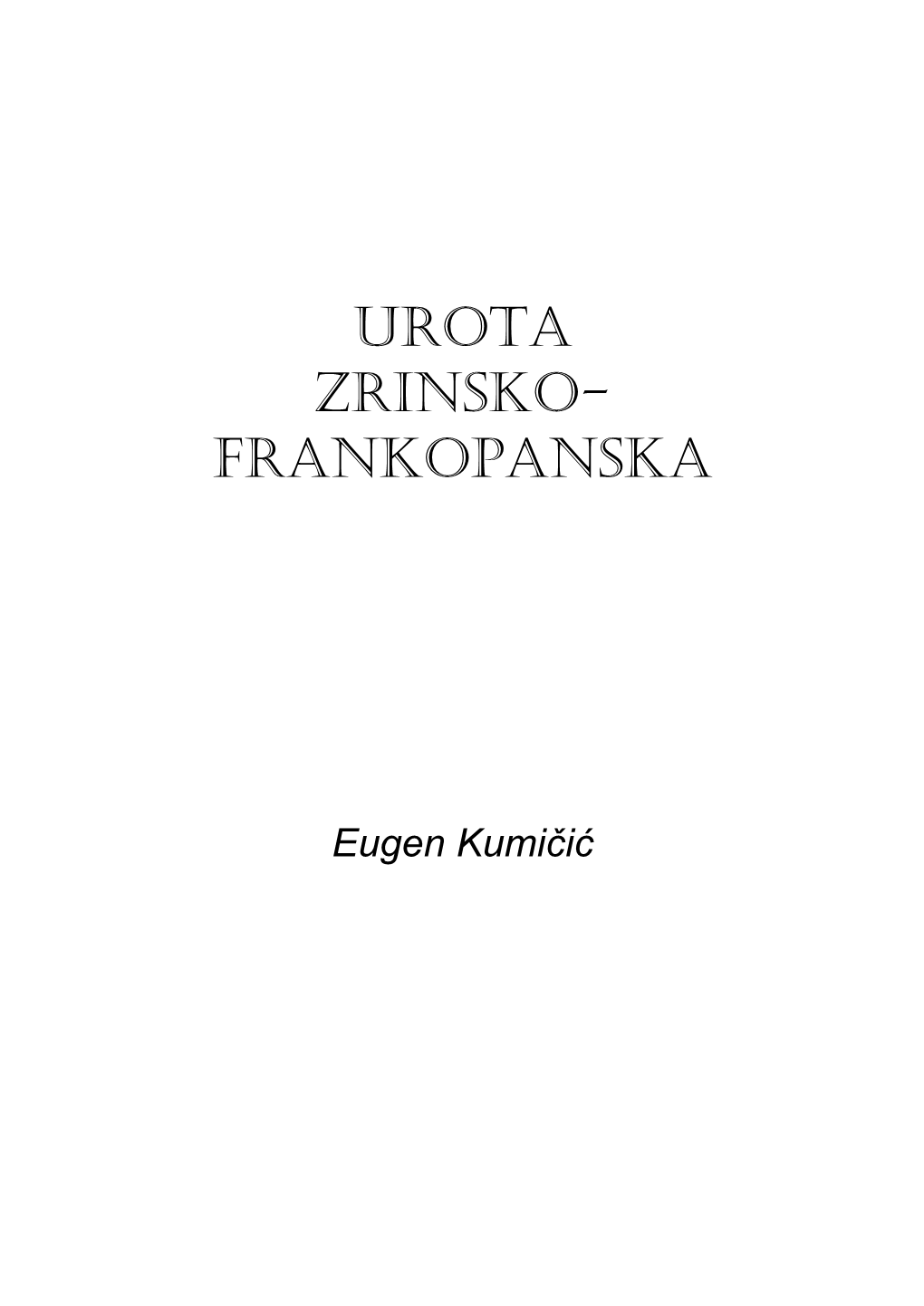 Urota Zrinsko-Frankopanska