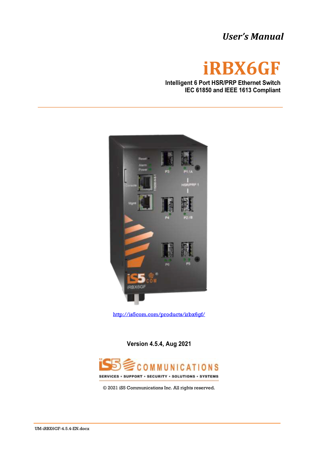 Industrial Management Ethernet Switch