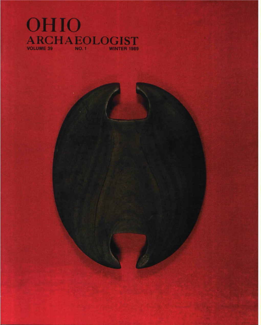 Ohio Archaeologist Volume 39 No