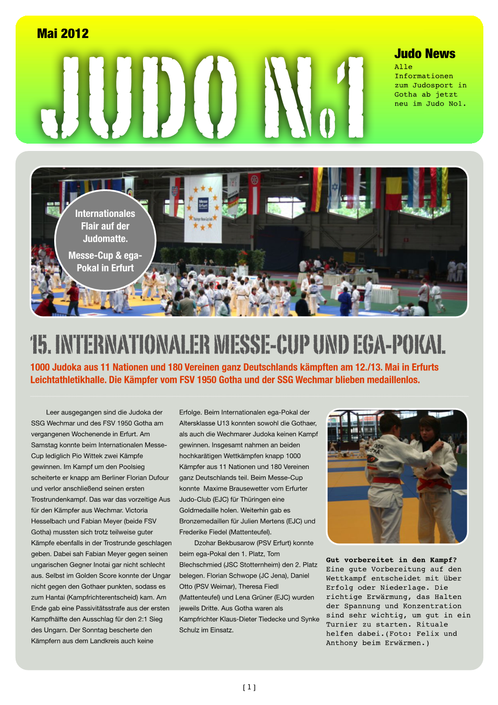 Judo No1 Mai 12