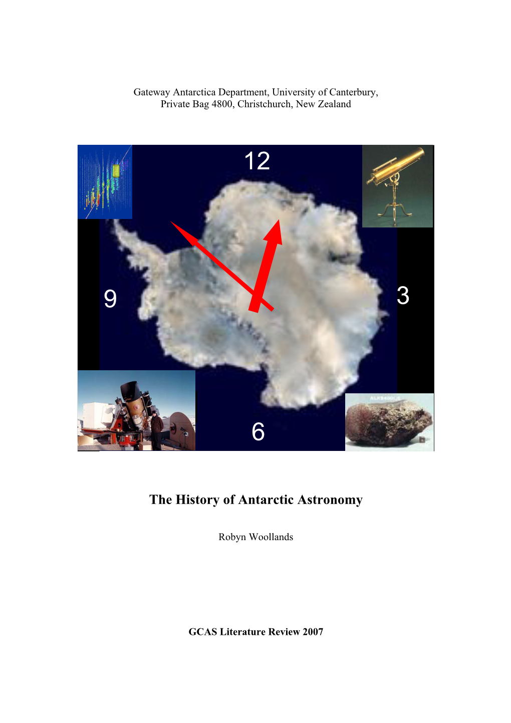 The History of Antarctic Astronomy