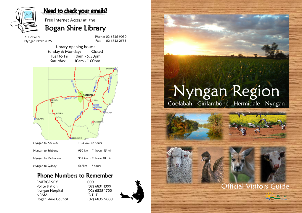 Nyngan Region Coolabah - Girilambone - Hermidale - Nyngan