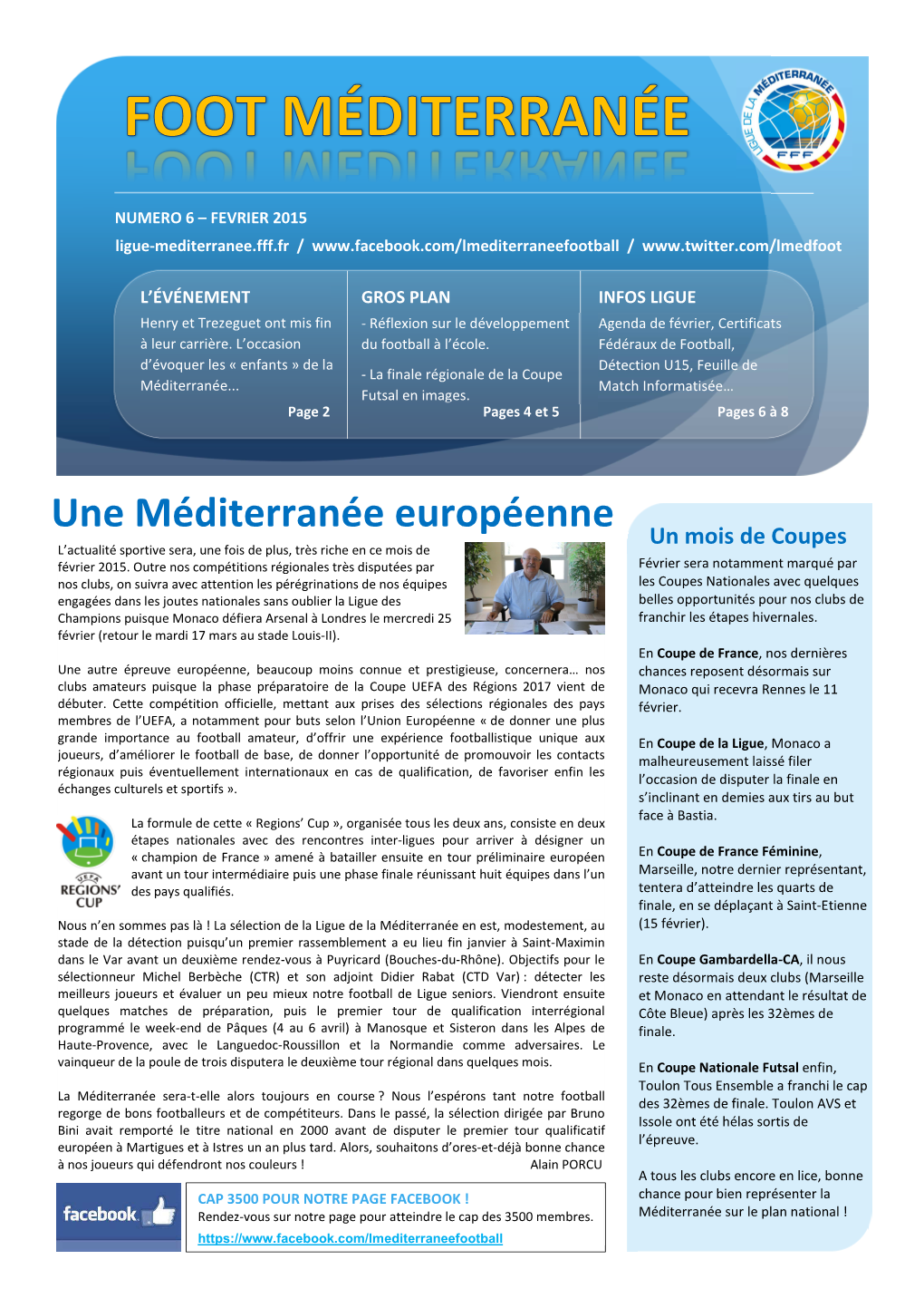 Foot Mediterranee N°6 Fevrier 2015