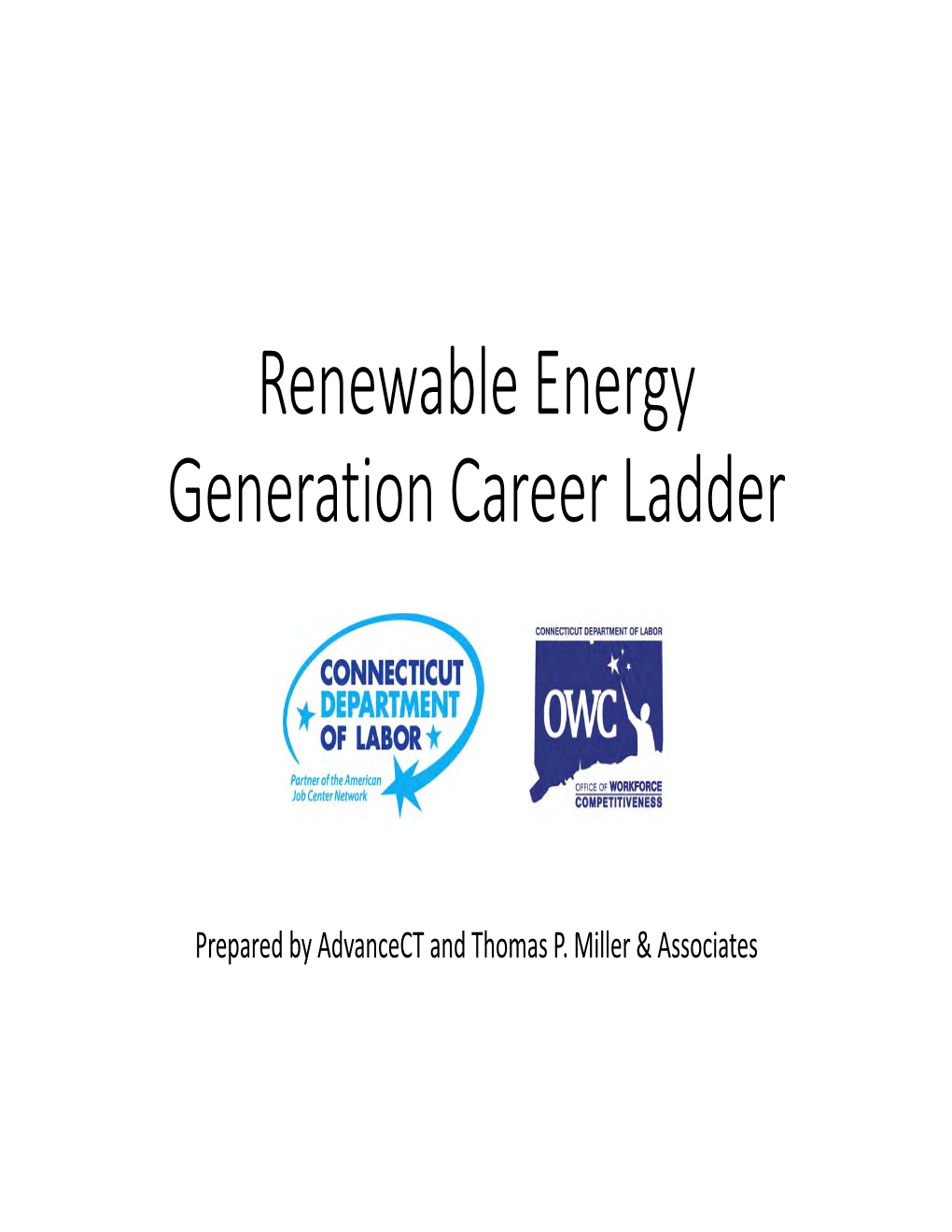 Renewable Energy Generation Career Ladder