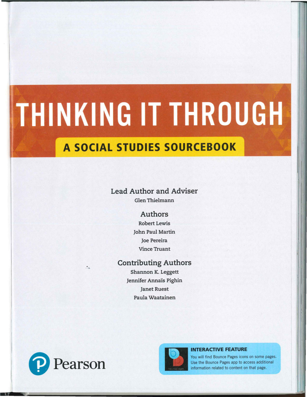 A Social Studies Sourcebook I