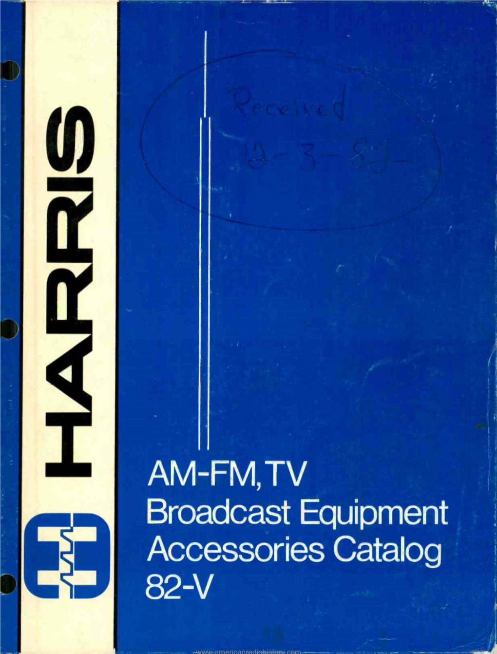 AM-FM, TV Broadcast Equipment Accessories Catalog 82 -V