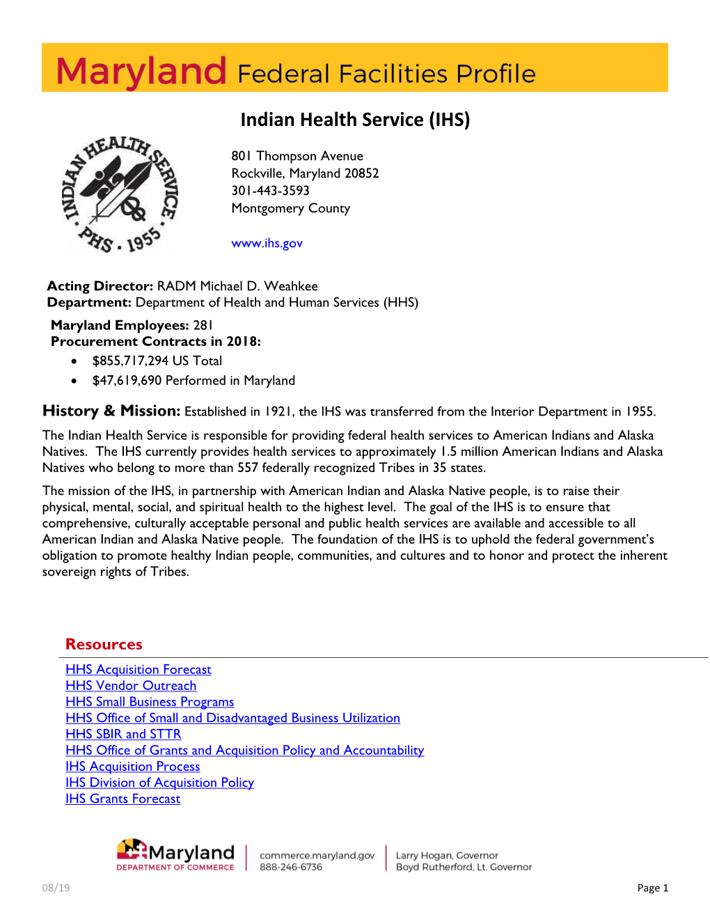 Indian Health Service (IHS)