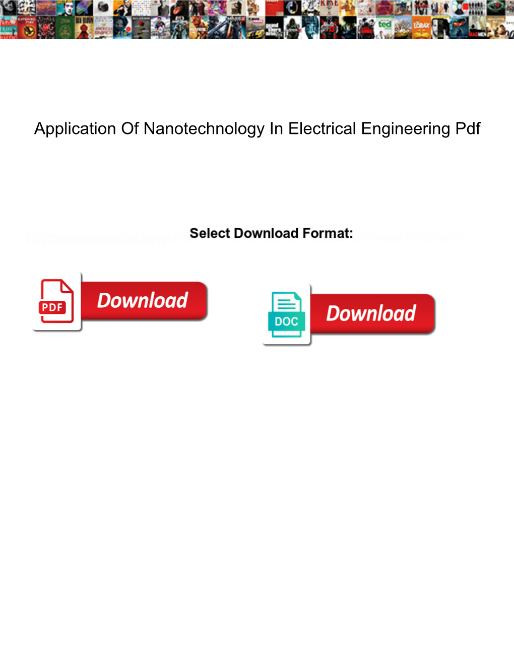 Application of Nanotechnology in Electrical Engineering Pdf