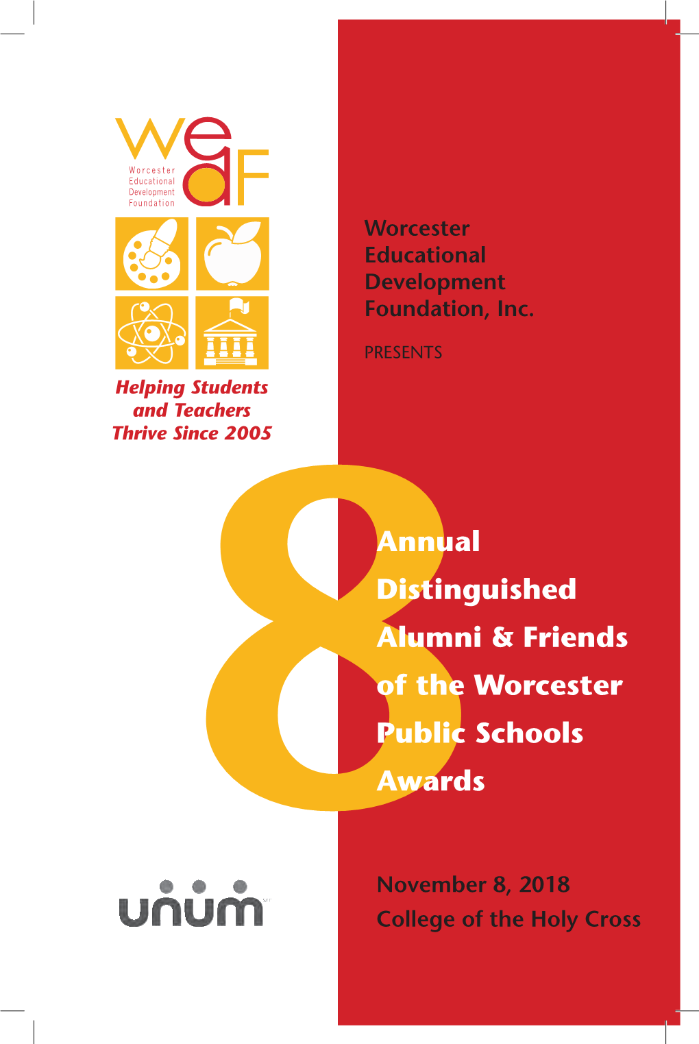 Annual Distinguished Alumni & Friends of the Worcester Public