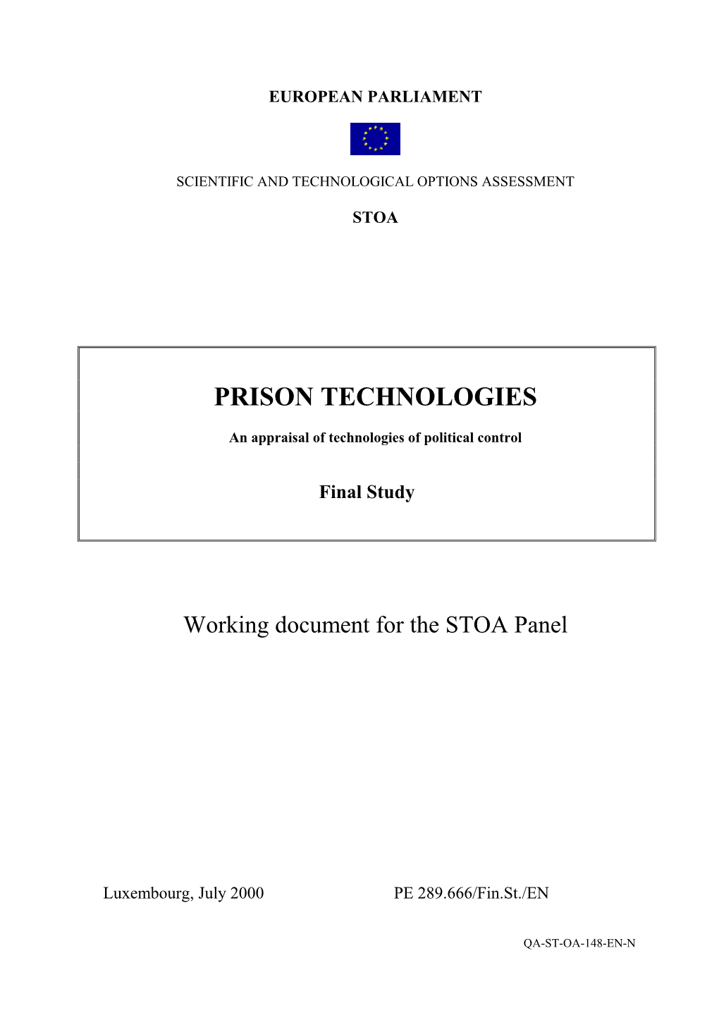 Technologies Dans Les Prisons