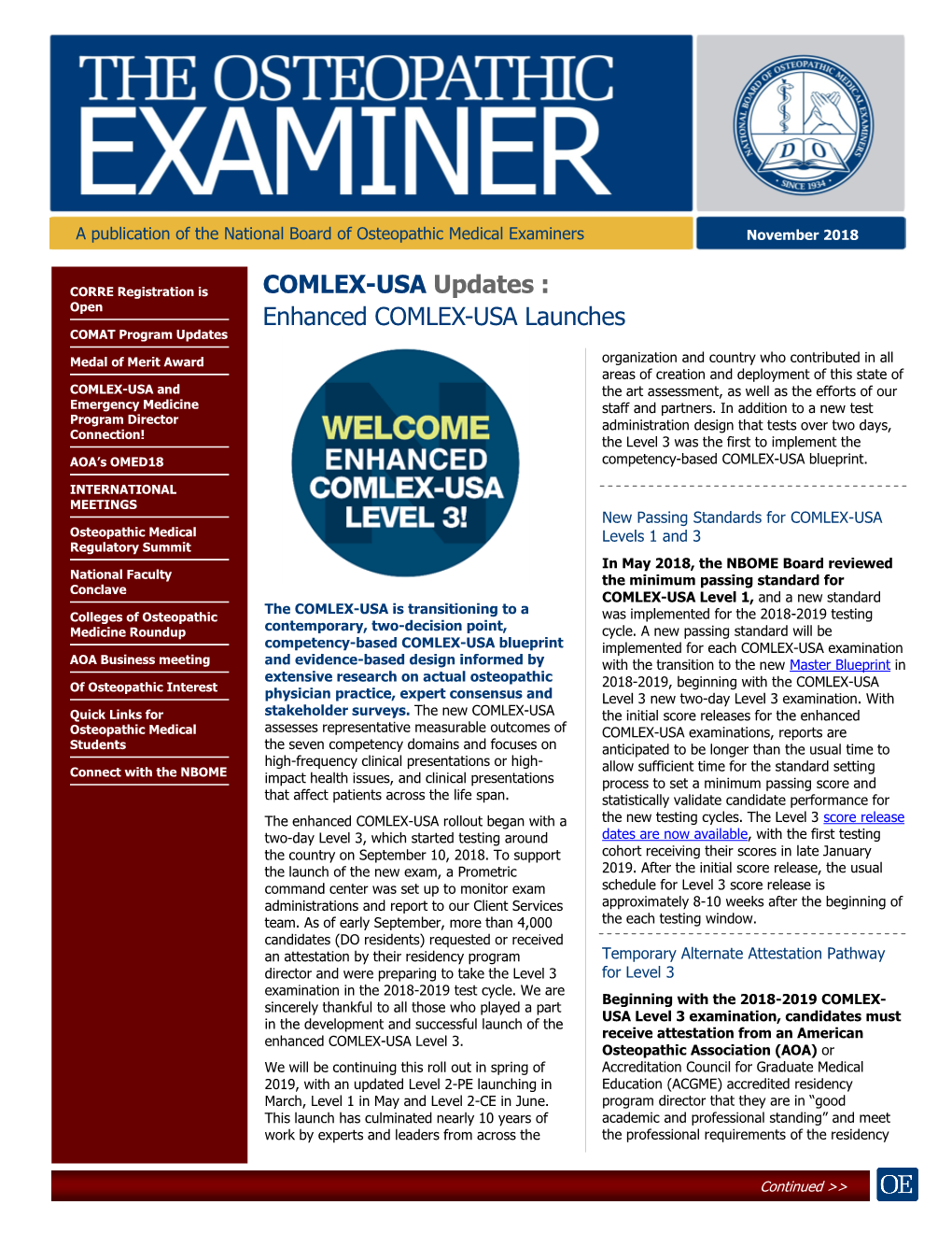 The Osteopathic Examiner