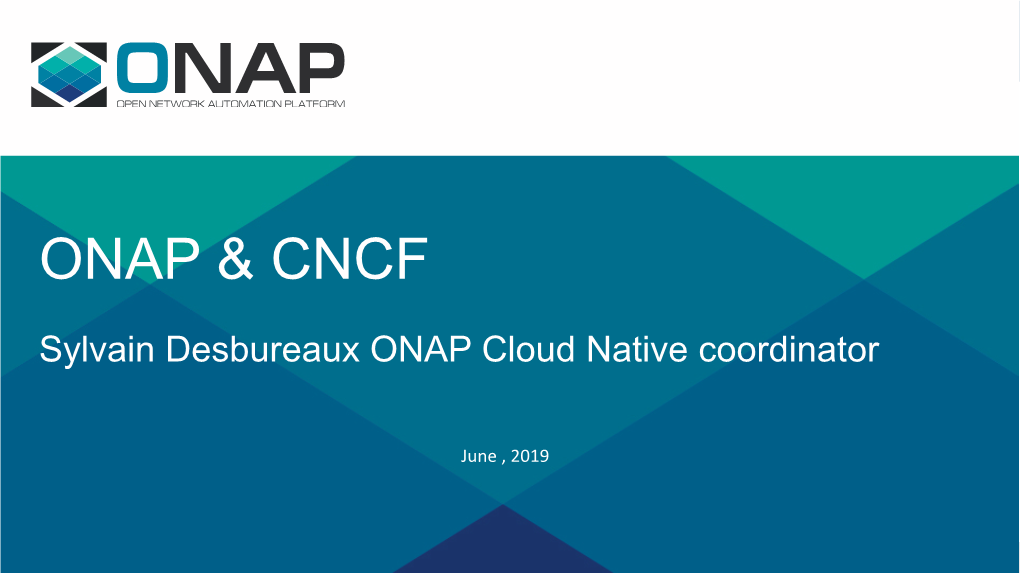 ONAP and CNCF