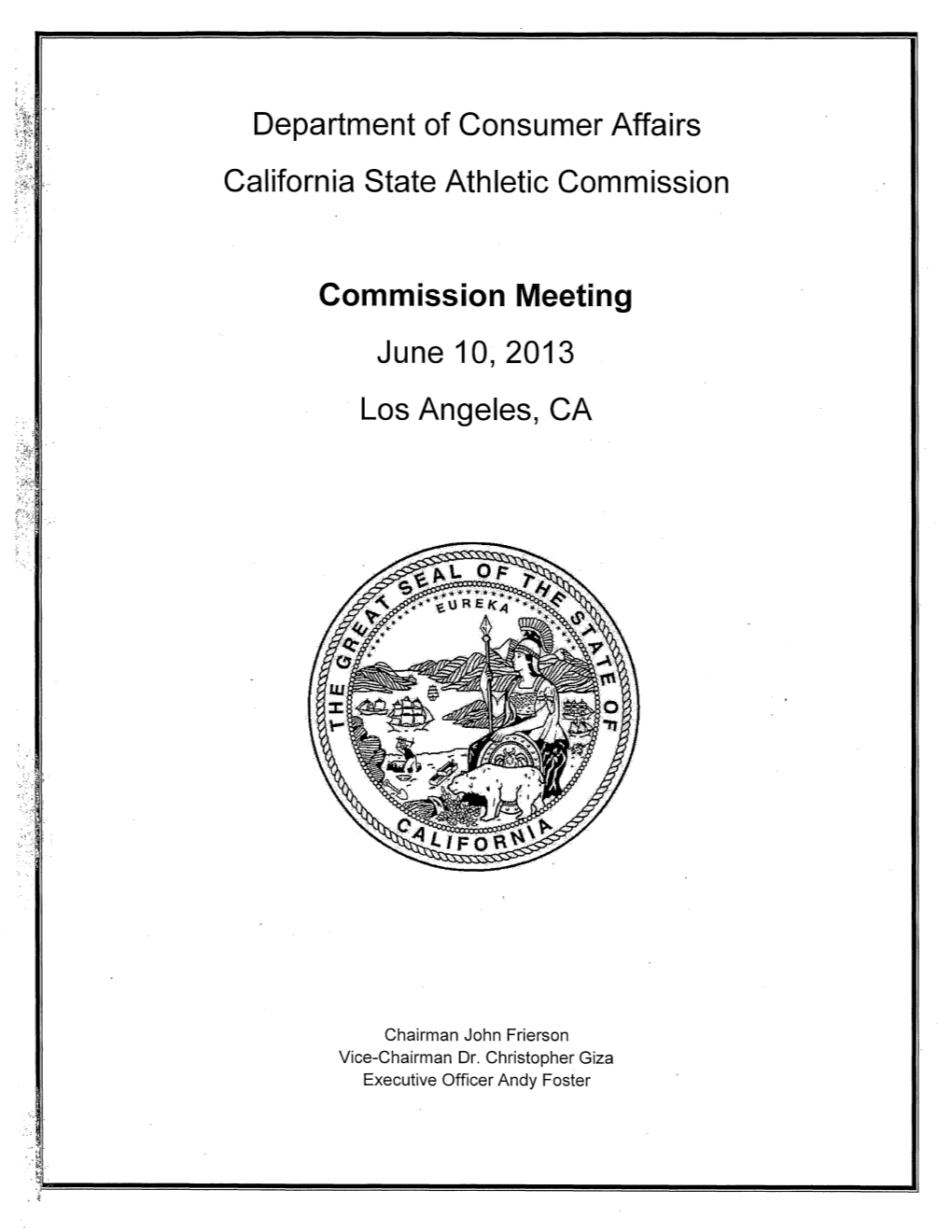 California State Athletic Commission