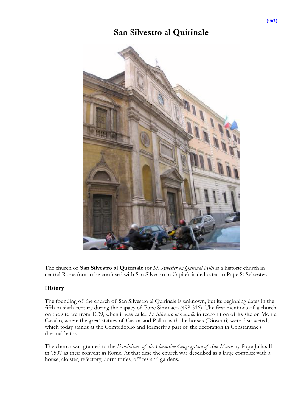 062-San Silvestro Al Quirinale.Pages