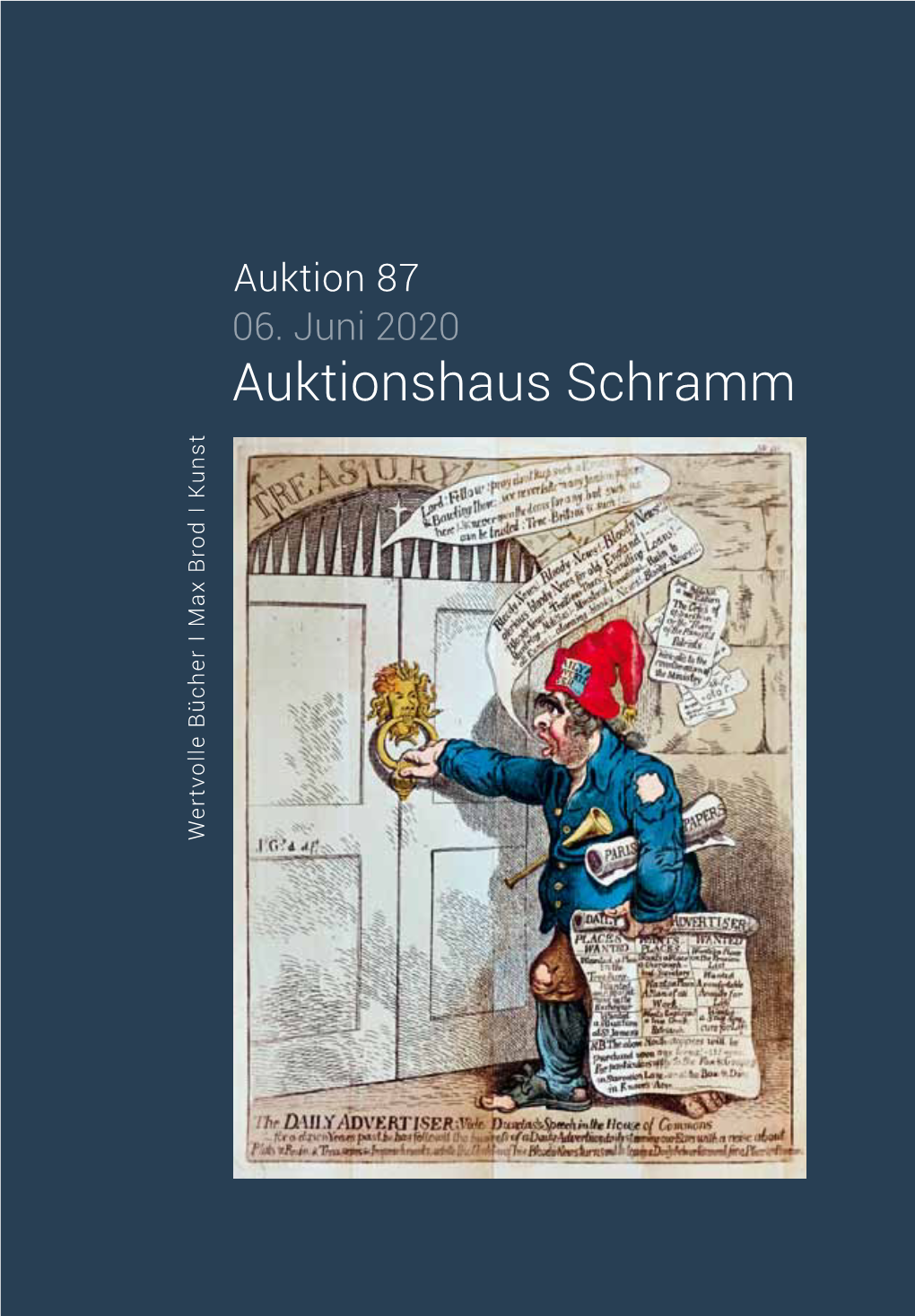 Auktion 87 06. Juni 2020 Auktionshaus Schramm Wertvolle Bücher I Max Brod I Kunst Inhaltsverzeichnis