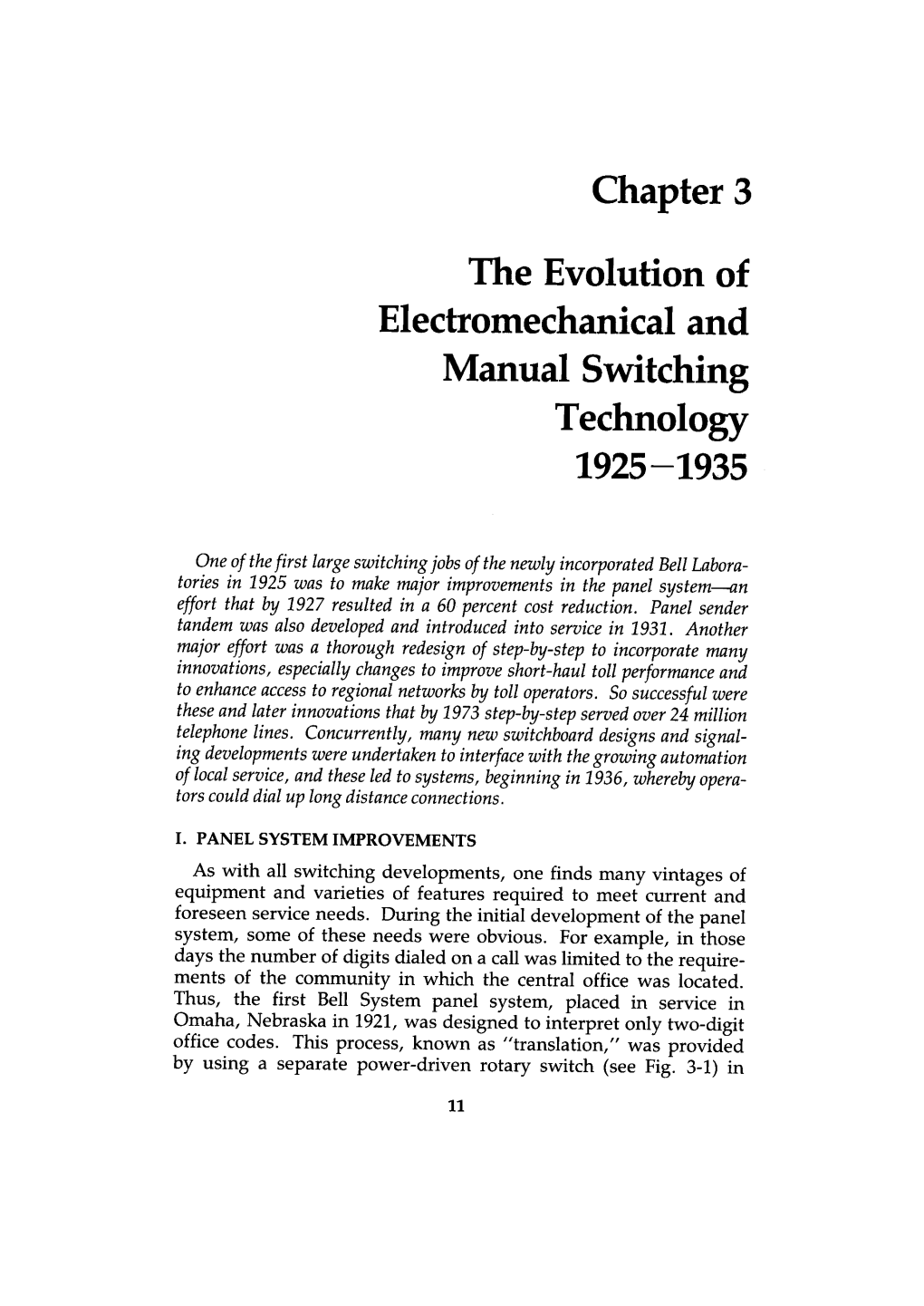 Chapter 3 the Evolution of Electromechanical and Manual