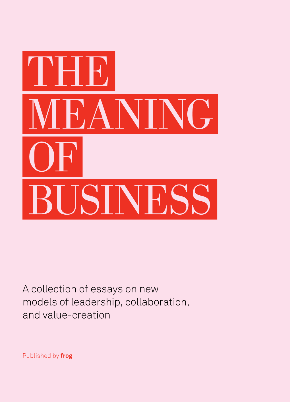 The Meaning of Business