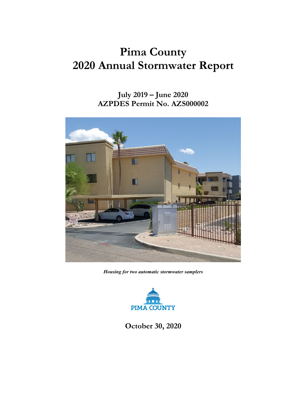 Pima County 2020 Annual Stormwater Report