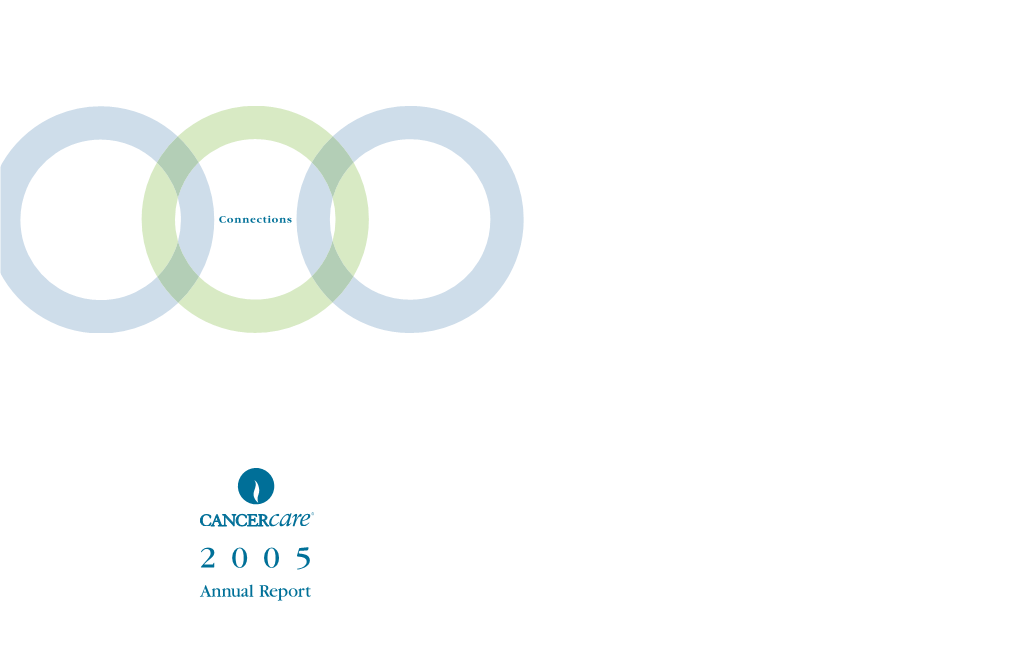 Cancercare Annual Report 2005