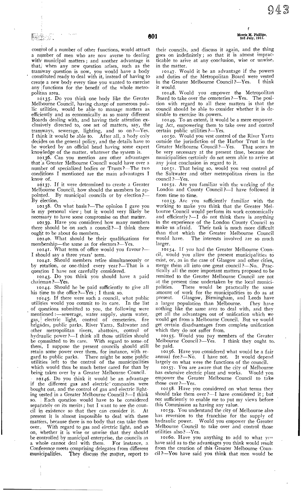 Municipal Matters J and Another Advantage Is Ticable to Arive at Any Conclusion, Wise Or Unwise, That) When Any New Question Arises, Such As the in the Matter