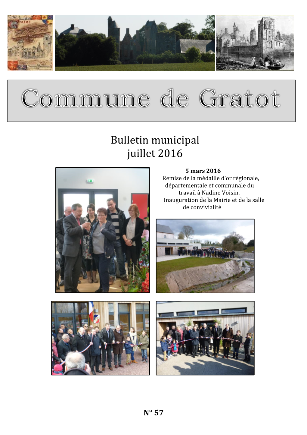 Bulletin Municipal Gratot Juillet 2016