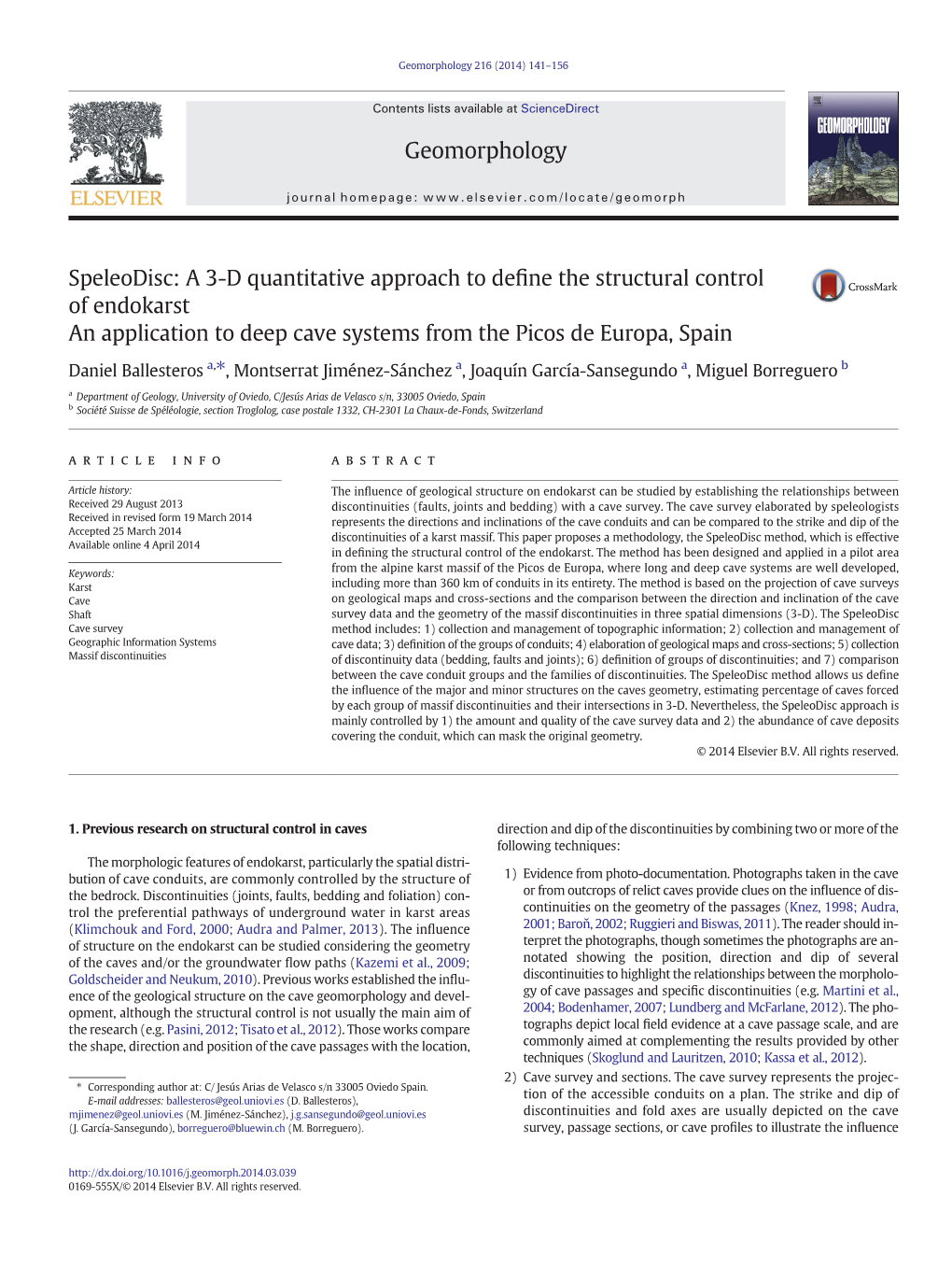 A 3-D Quantitative Approach to Define the Structural Control of Endokarst