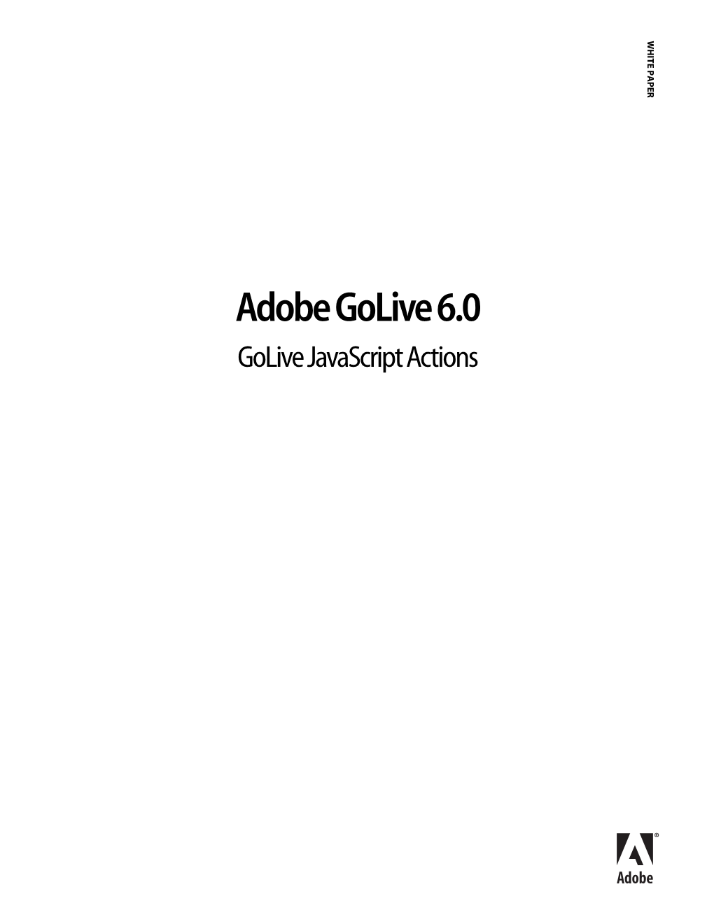 Golive Javascript Actions