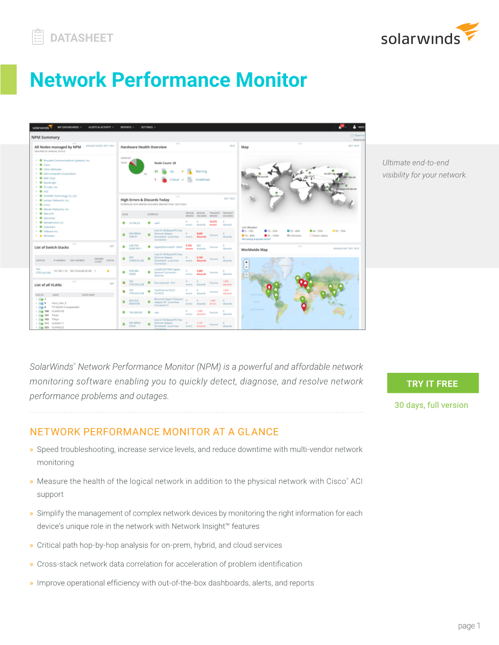 Network Performance Monitor