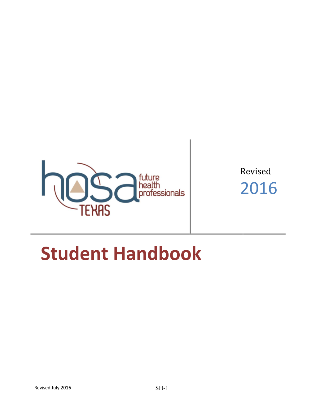 Student Handbook