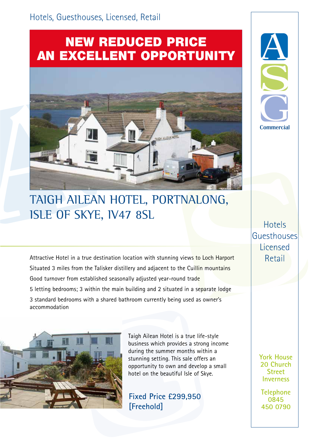 Taigh Ailean Hotel, Portnalong, Isle of Skye