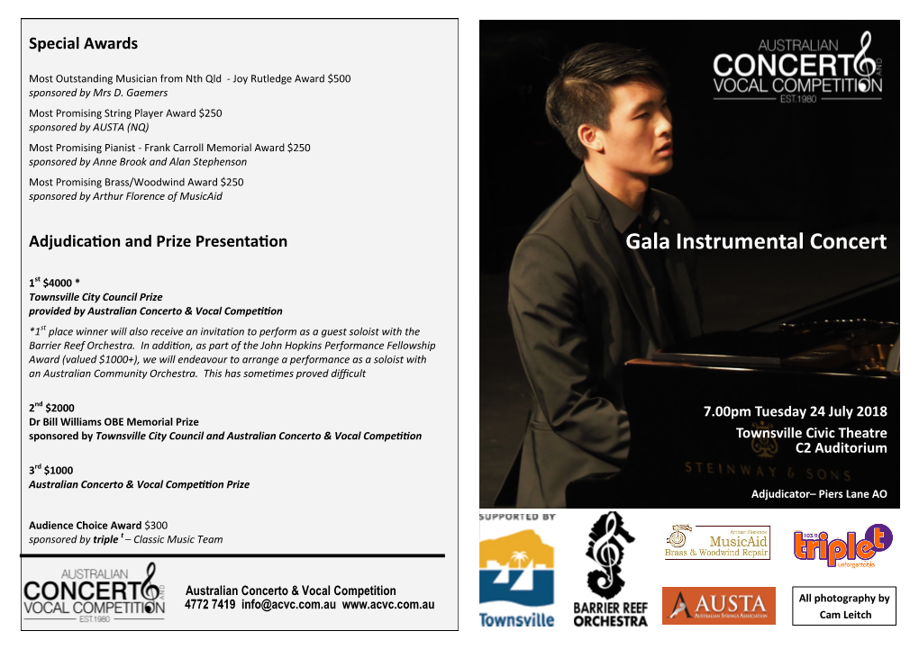 Gala Instrumental Concert