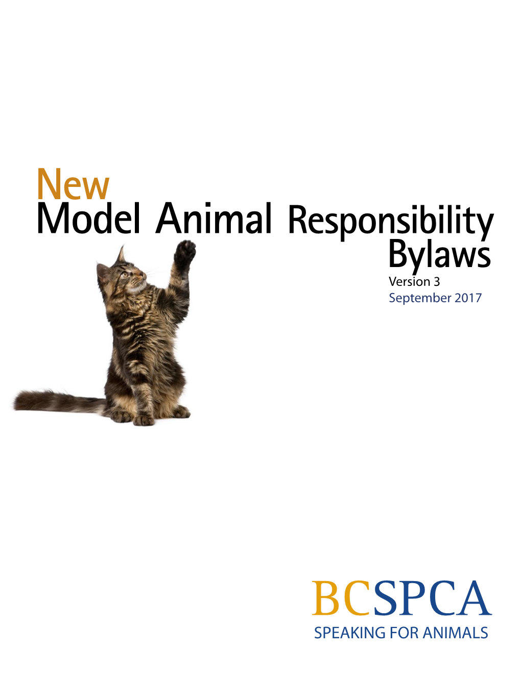 Model Animal Responsibility Bylaws