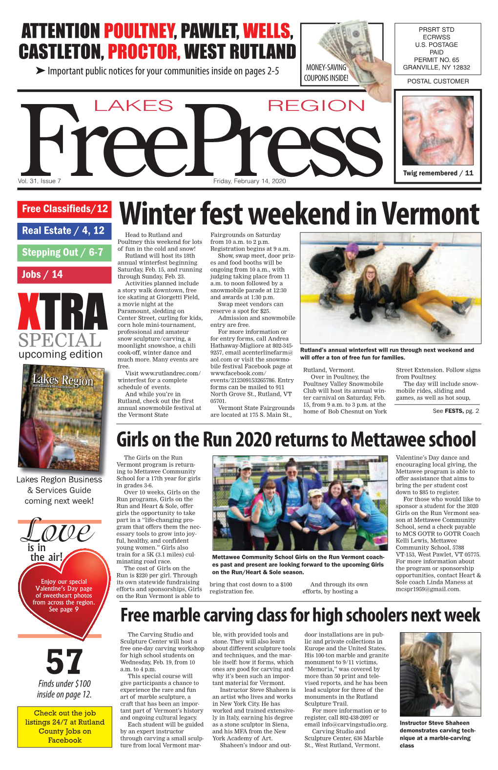 Winter Fest Weekend in Vermont Real Estate / 4, 12 Head to Rutland and Fairgrounds on Saturday Poultney This Weekend for Lots from 10 A.M