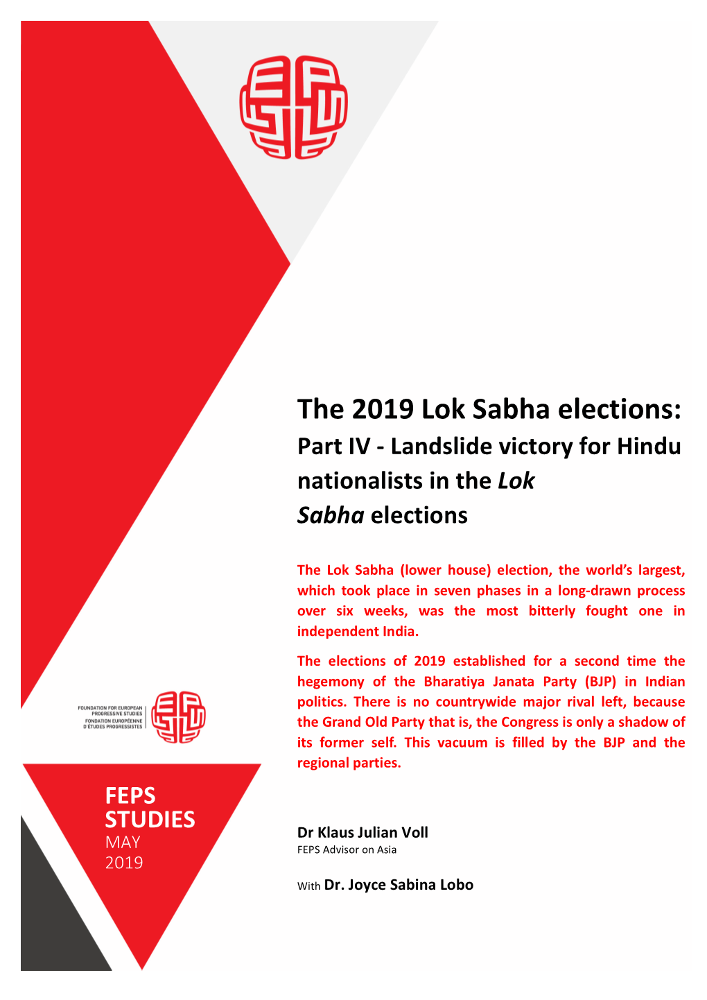 The 2019 Lok Sabha Elections: Part IV - Landslide Victory for Hindu