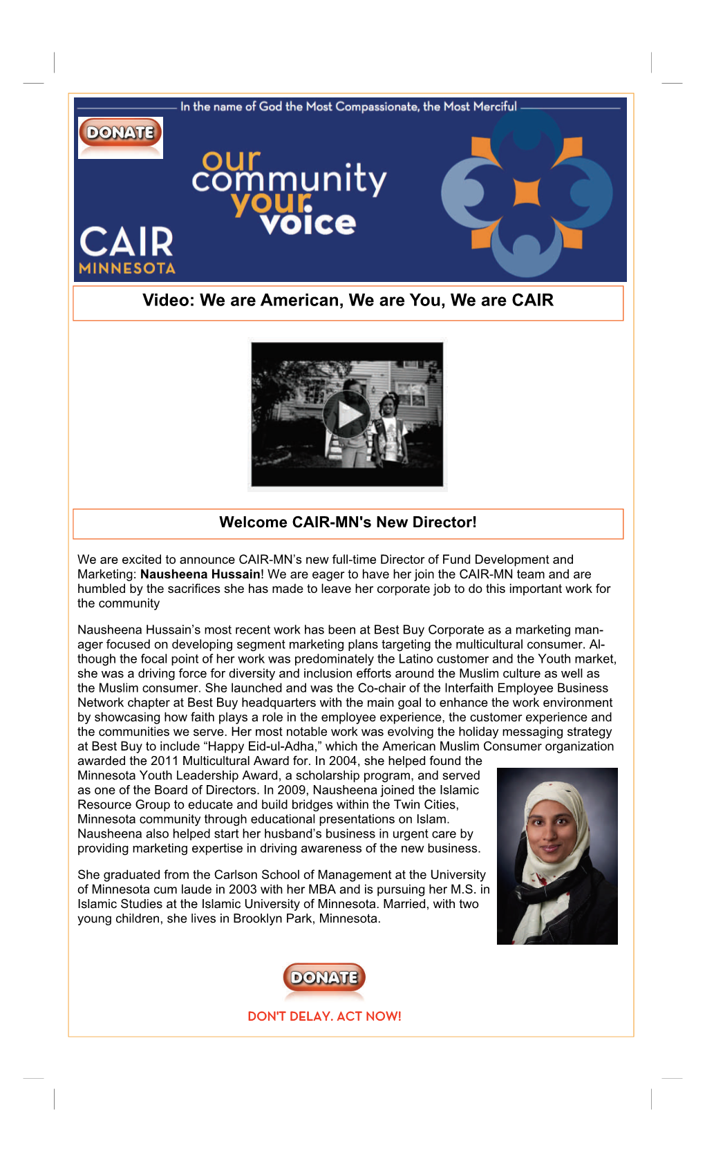 We Are American, We Are You, We Are CAIR