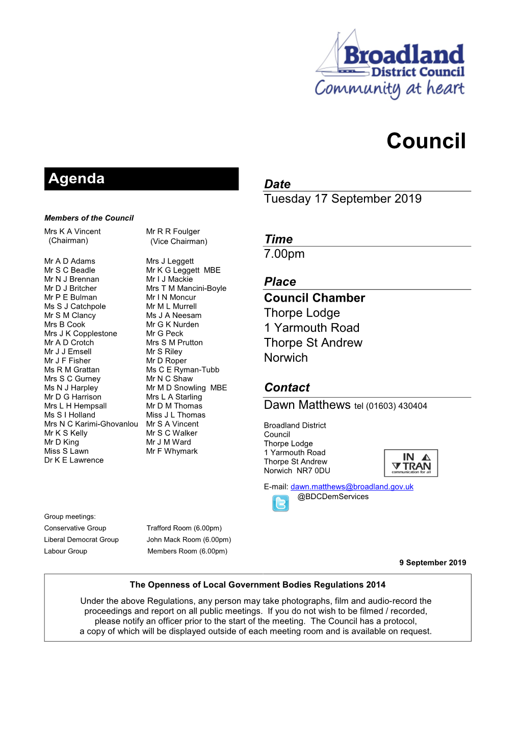 Council Papers