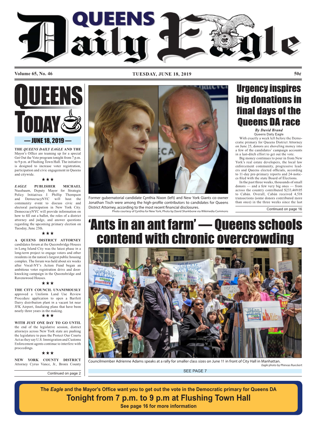 Queens Schools Contend with Chronic Overcrowding by Phineas Rueckert Cil Report on Overcrowding